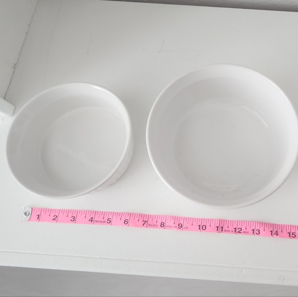 Corningware French White Round Ceramic Stoneware Baking Dish Trio With Lids - Picture 2 of 13